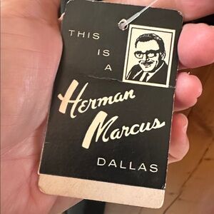 Herman MARCUS Dallas VINTAGE deadstock tags Beige maxi/evening dress